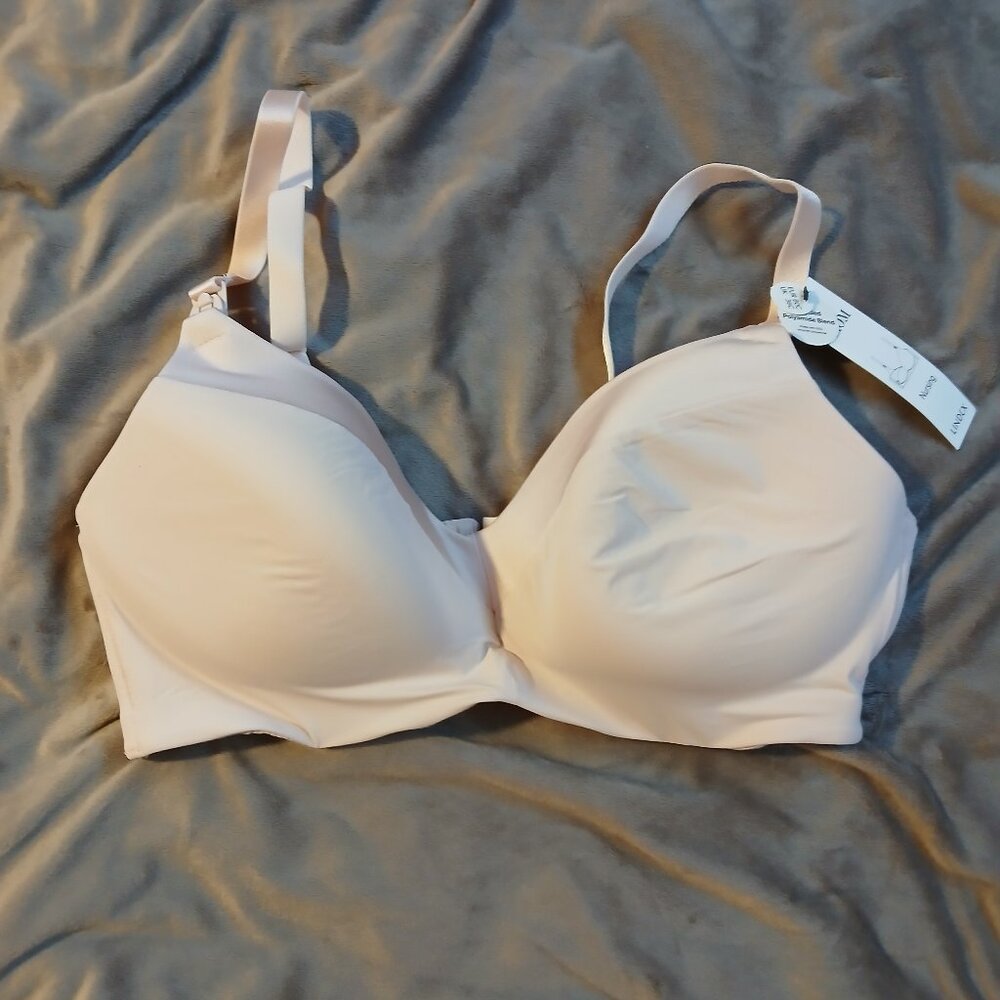 Lindex Women's NWT Mom Nursing Bra Pale Pink EU SZ 80 C